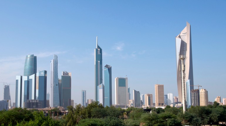 A general view of Kuwait City