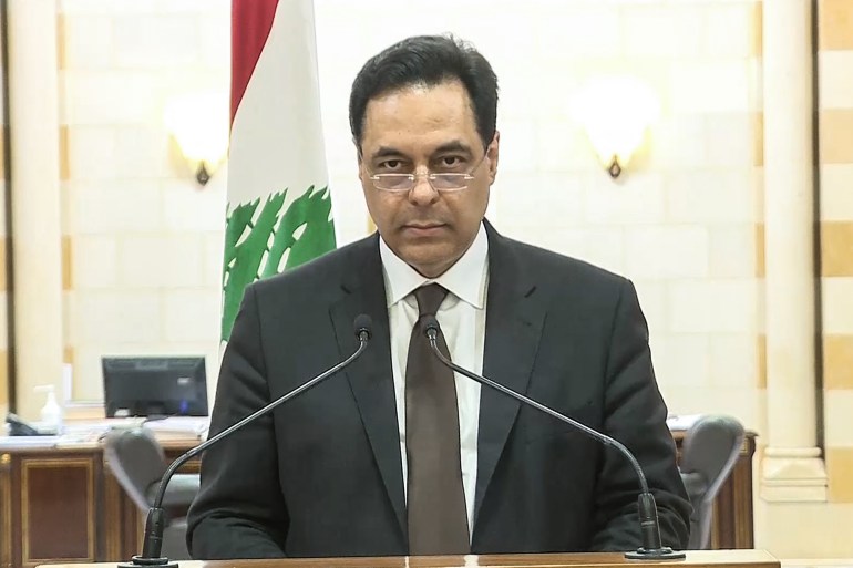 حسان دياب رئيس الحكومة اللبنانية