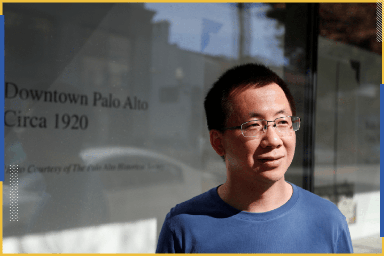 Zhang Yiming, founder and global CEO of ByteDance, poses in Palo Alto, California, U.S., March 4, 2020. Picture taken March 4, 2020. REUTERS/Shannon Stapleton