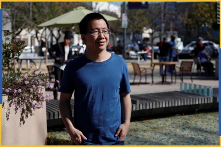 Zhang Yiming, founder and global CEO of ByteDance, poses in Palo Alto, California, U.S., March 4, 2020. Picture taken March 4, 2020. REUTERS/Shannon Stapleton