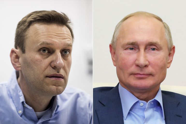 كومبو ل Alexei Navalny و Putin