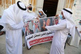 Protest against UAE-Israel normalization deal in Gaza