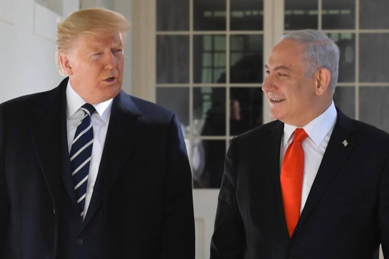 دور ترامب في الاتفاق بين إسرائيل والإمارات العربية المتحدة مثل أحد أسباب الترشيح (رويترز)