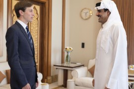 Qatar's ruler, Emir Sheikh Tamim bin Hamad al-Thani, meets with U.S. President's senior adviser Jared Kushner in Doha