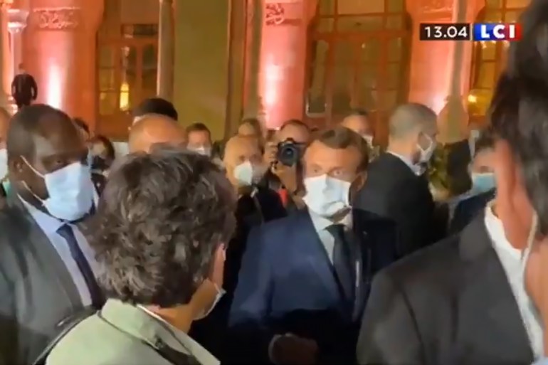 قام الرئيس الفرنسي ايمانويل ماكرون بتوبيخ الصحافي الفرنسي في "لو فيغارو" جورج مالبرونو بعد مقاله عن لبنان