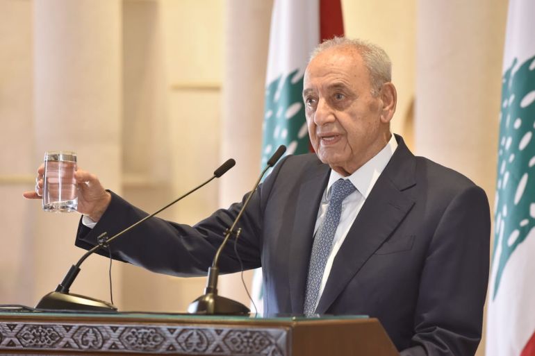 Speaker of the Parliament of Lebanon Nabih Berri