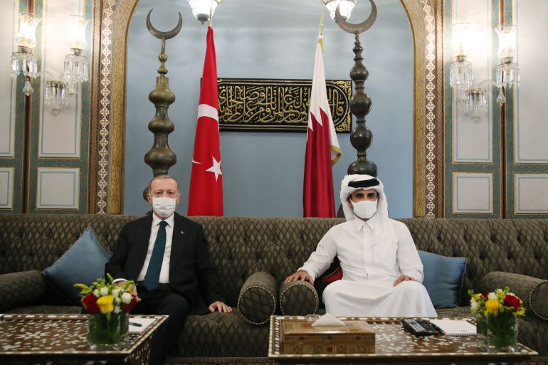 President of Turkey Erdogan in Qatar