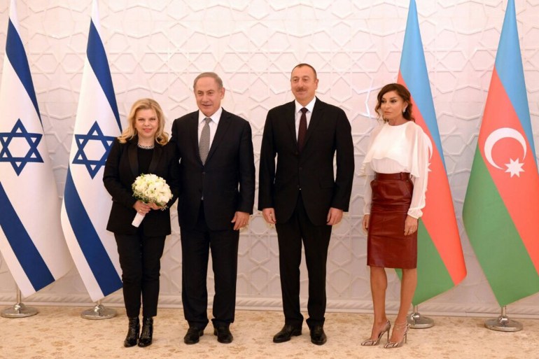نتنياهو وعقليته مع الرئيس الأذربيجاني وعقليته في باكو.