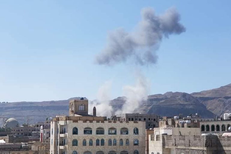 معاودة قصف صنعاء