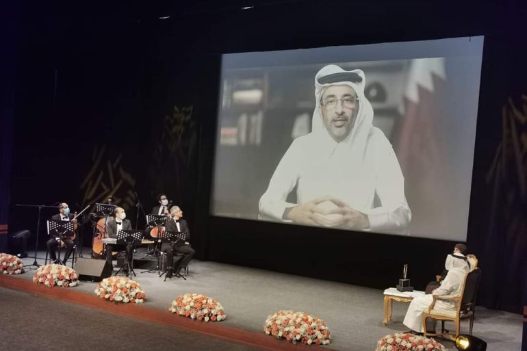 وزير الثقافة يرى أن الجائزة فتحت نافذة جديدة على الأعمال الدرامية عربيا (الجزيرة)