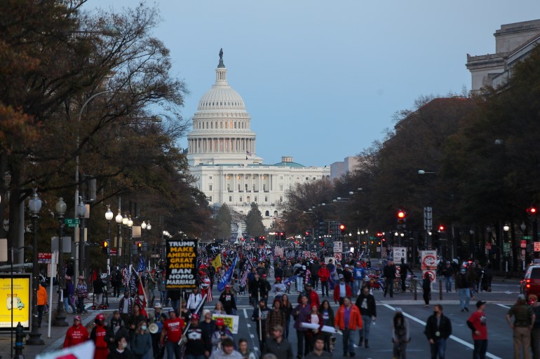 'Million MAGA March' for Trump in Washington DC