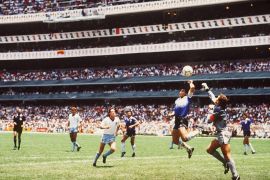 WM 1986 in Mexiko Viertelfinale ARG - ENG...