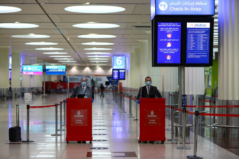 Dubai International airport resumed limited outbound passenger flights amid outbreak of the coronavirus