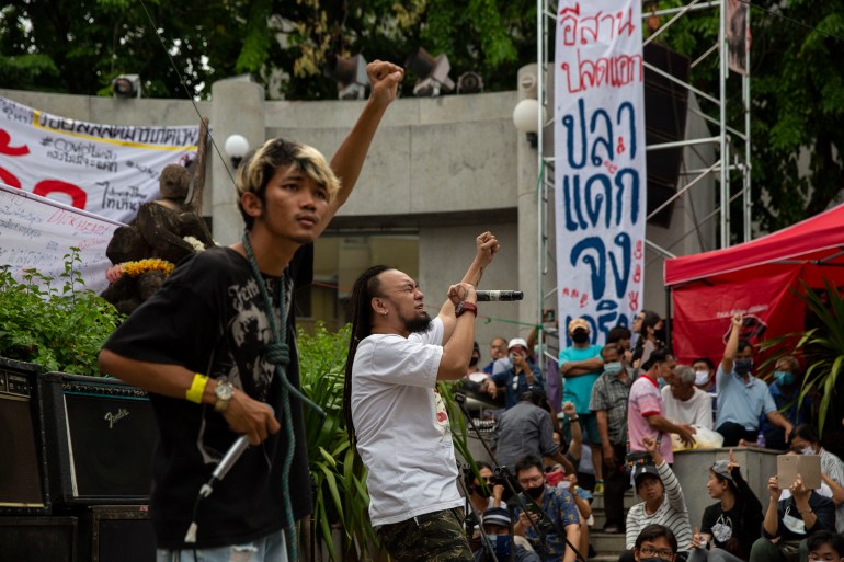 Anti-Government Protests Continue In Bangkok Amid The Coronavirus Pandemic