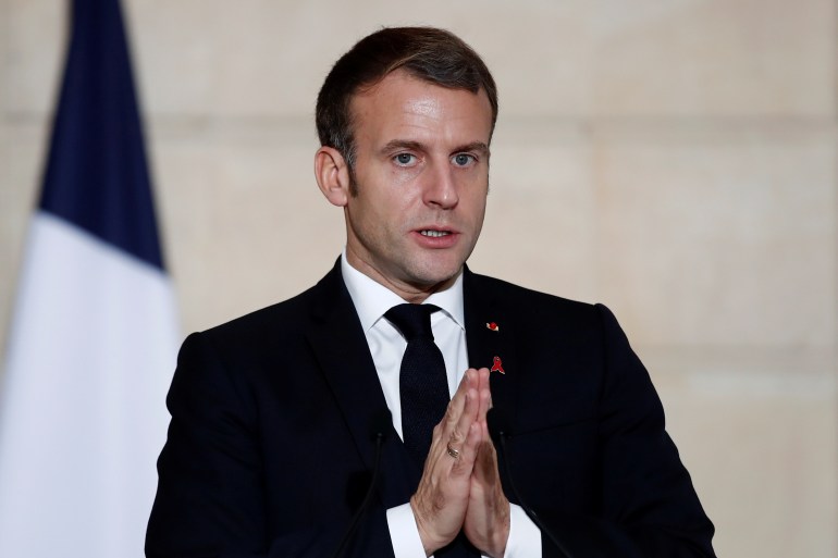 French President Macron meets Belgium's Prime Minister De Croo in Paris