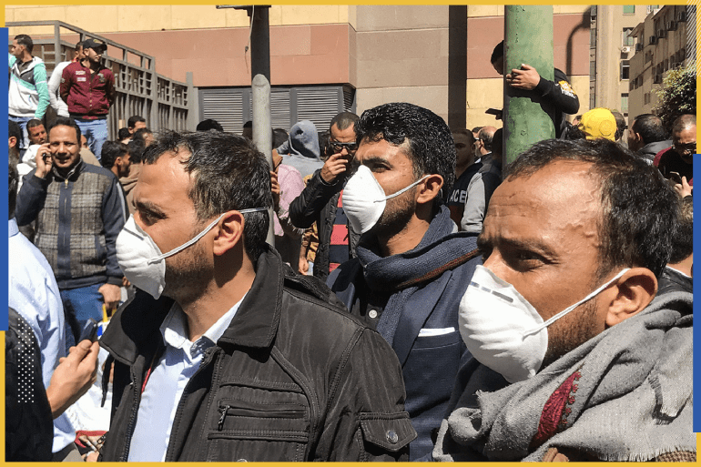 تعاملت الحكومة المصرية مع الوباء بتباطؤ واستخفاف وبالتالي تفشى المرض، وانتشر دون أن يكون لدى الحكومة المصرية أي جاهزية طبية