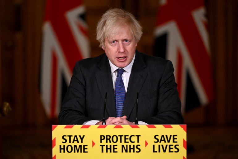 Prime Minister Boris Johnson Leads Coronavirus Press Conference