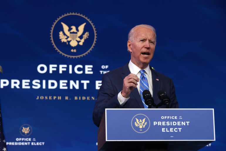 President-Elect Biden Delivers Remarks On COVID-19 Pandemic And Planned Response