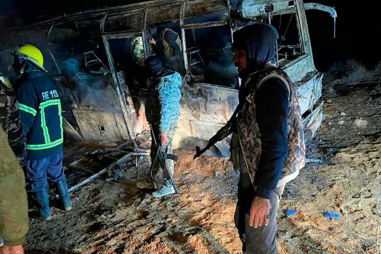صورة نشرتها وكالة الأنباء السورية "سانا" لموقع الهجوم في دير الزور في 30 كانون الأول/ديسمبر 2020 afp_tickers