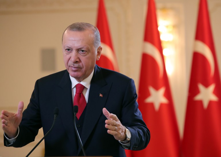 الرئيس التركي رجب طيب أردوغان يتكلم عن الاقتصاد التركي لعام 2021