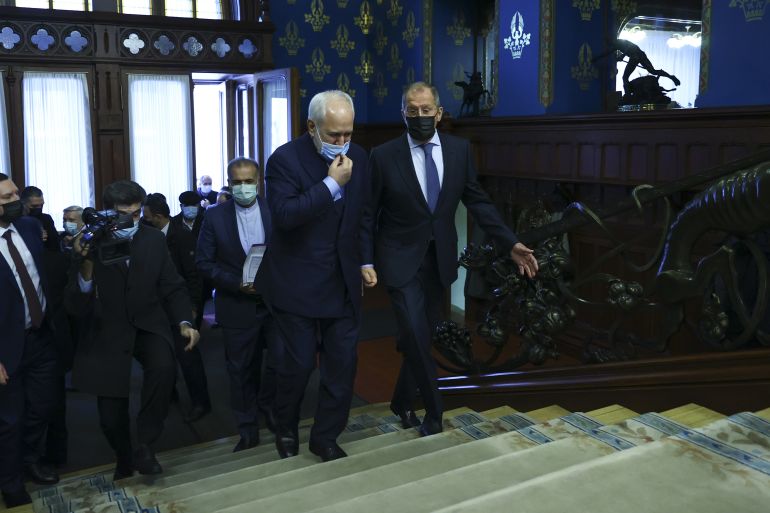 Iranian Foreign Minister Javad Zarif in Moscow