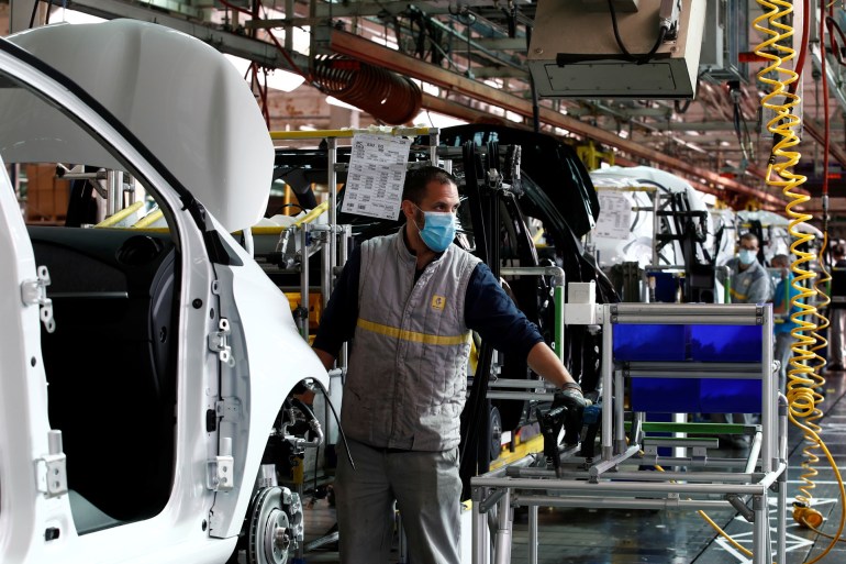 Renault ramps up production at its factory of Flins, near Paris