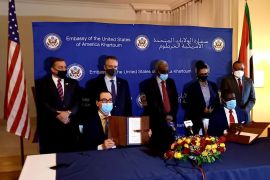 وزير العدل السوداني ووزير الخزانة الاميركي يوقعان على اتفاقات ابراهام