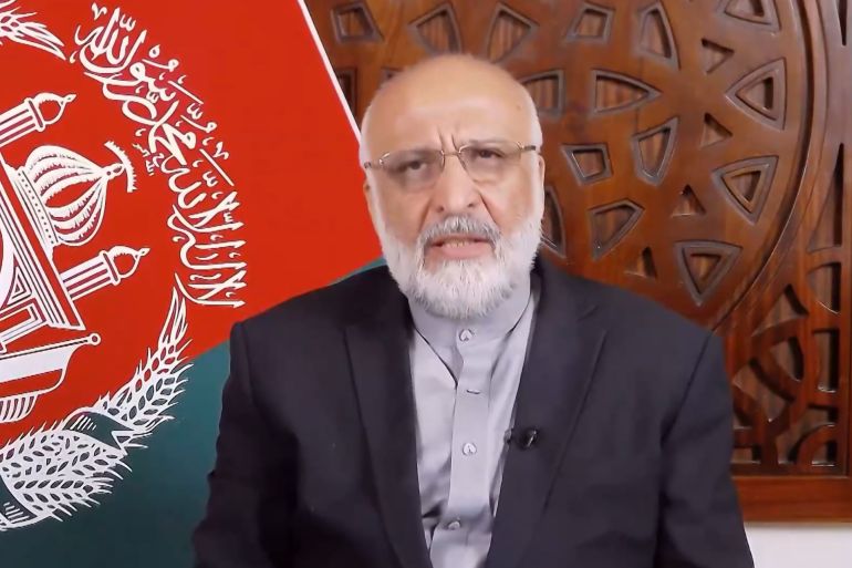 معصوم ستانكزاي رئيس وفد الحكومة الأفغانية في مفاوضات الدوحة
