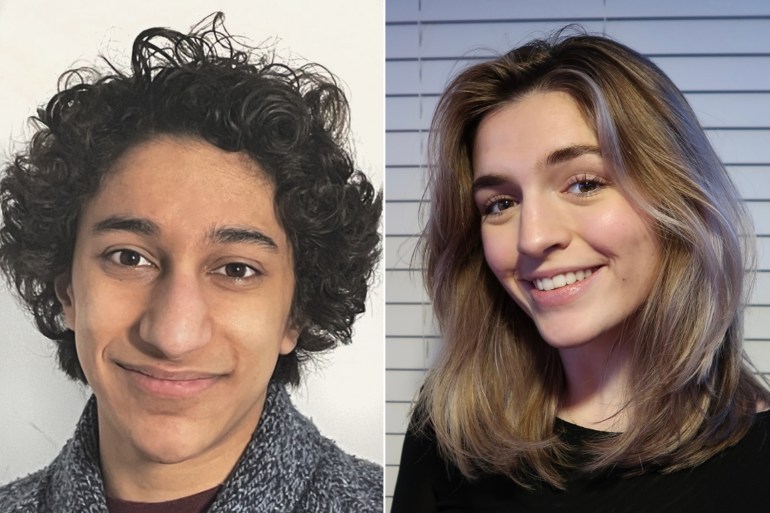 High schoolers Jasmine Wright, left, and Kartik Pinglé, right, helped researcher Tansu Daylan at MIT discover four new exoplanets last year. (Courtesy Jasmine Wright and Kartik Pinglé)
