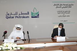 Qatar Petroleum constructs the world’s largest LNG project ever, including substantial CO2 capture & sequestration