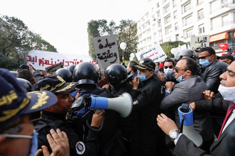 Rally to mark activist's death, protest police abuse in Tunis