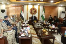 وزير الدفاع السوداني ورئيس الاركان المصري