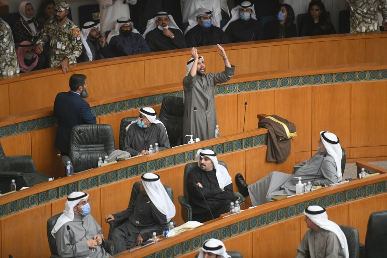 First session of the Parliament held in Kuwait