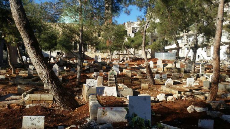 5- سوريا - حلب تصف منظمات حقوقية إزالة مقبرة حي صلاح الدين بأنه إجراء انتقامي من قبل النظام السوري للمعارضين وذويهم (مواقع التواصل)