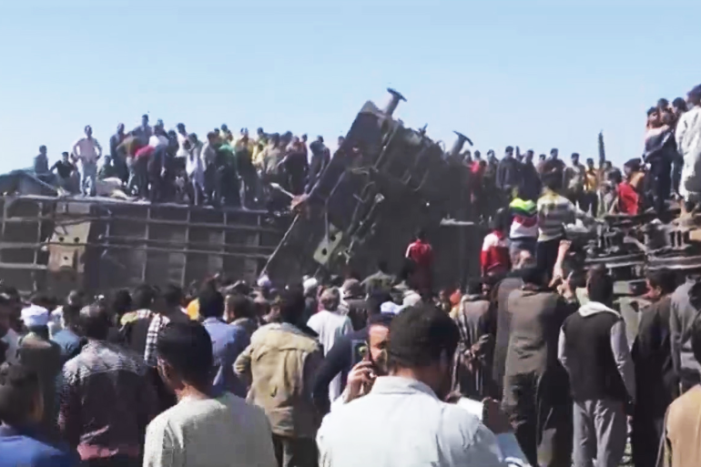 حادث قطاري مصر