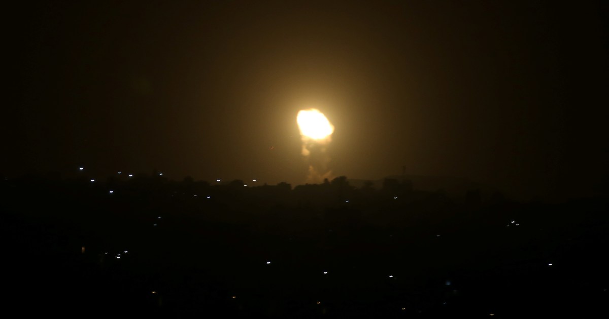 غارات إسرائيلية على مواقع في قطاع غزة