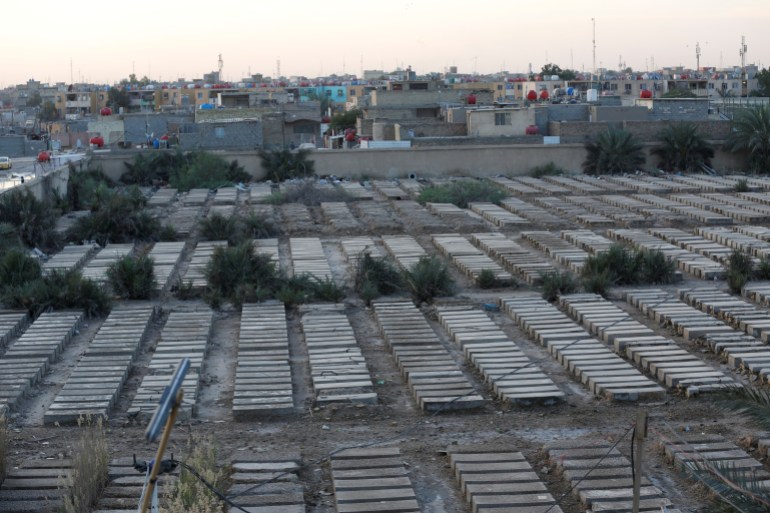 General view of a Jewish cemetery at Sadr City district of Baghdad