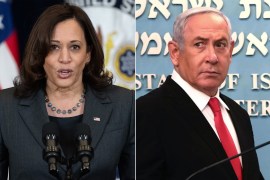 Kamala Harris - Benjamin Netanyahu