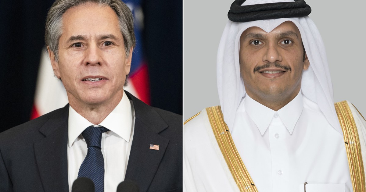 وزير الخارجية القطري يبحث مع نظيره الأميركي التطورات في المنطقة