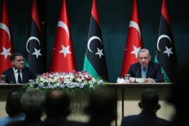 Erdogan - Dbeibeh sign agreements in Ankara