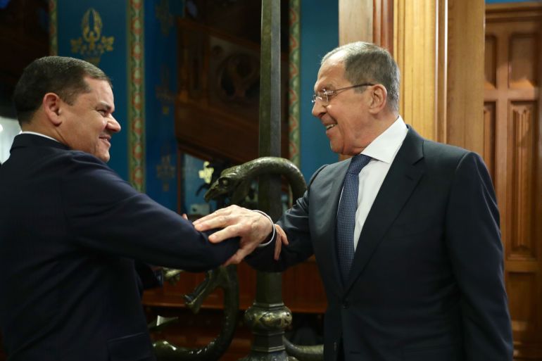 Lavrov-Dbeibeh meeting in Moscow