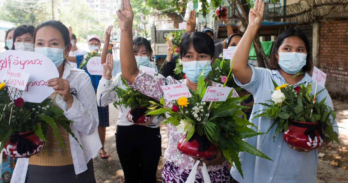 معارضو الحكم العسكري في ميانمار ينظمون "إضرابا صامتا"