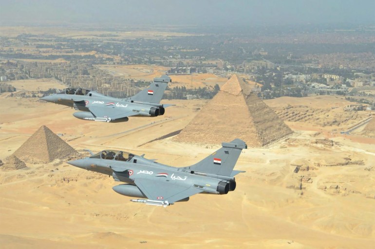 مصر اشترت عددا من طائرات رافال الفرنسية