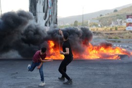 Israeli forces intervene in Palestinians in Nablus