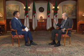 مقابلة الرئيس الجزائري مع الجزيرة
