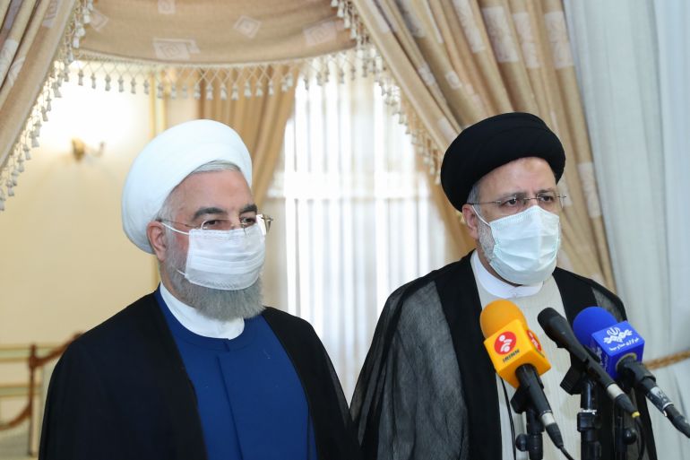 Hassan Rouhani - Ebrahim Raisi meeting in Tehran