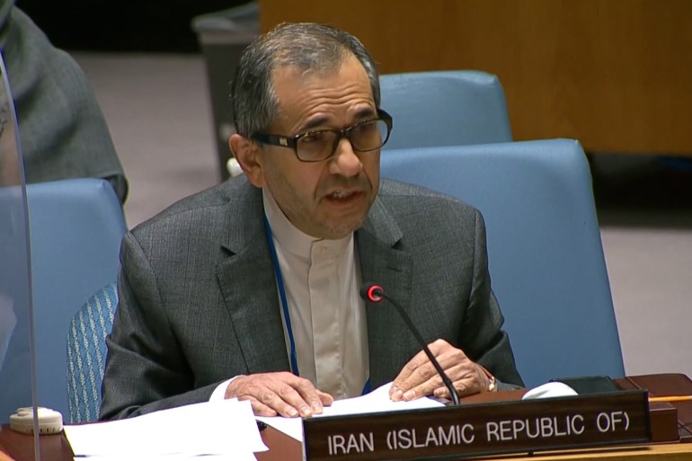من جلسة مفتوحة لمجلس الأمن بشأن الاتفاق النووي الإيراني