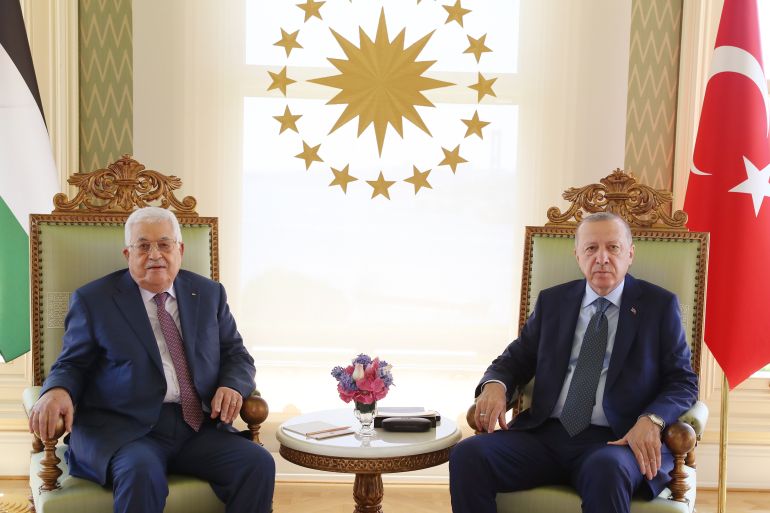 Recep Tayyip Erdogan - Mahmoud Abbas meeting in Istanbul