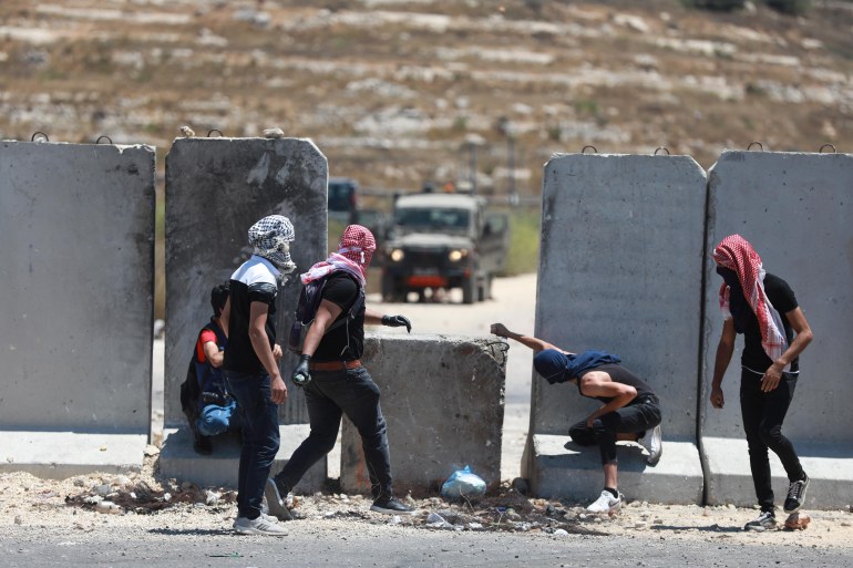 Palestinian students clash with Israeli forces in West Bank