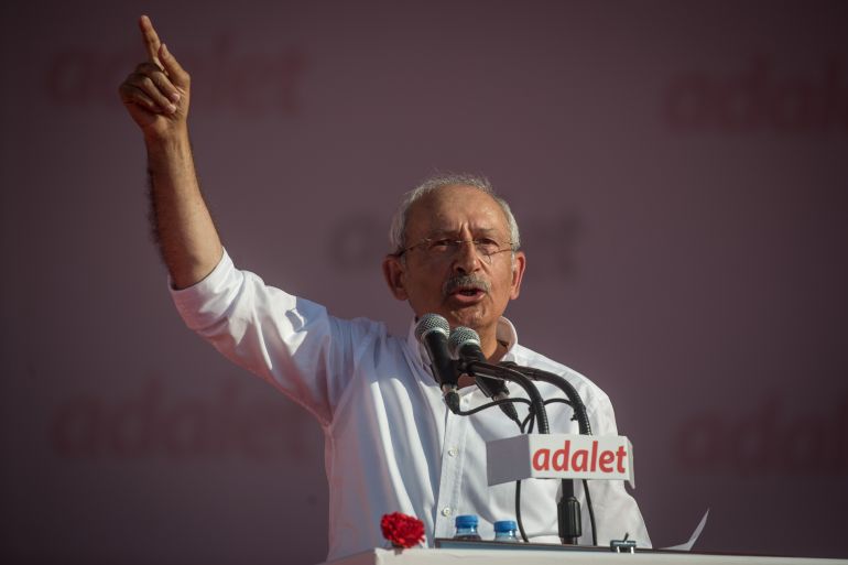 Justice Rally Held by Turkey's Opposition Republican People's Party